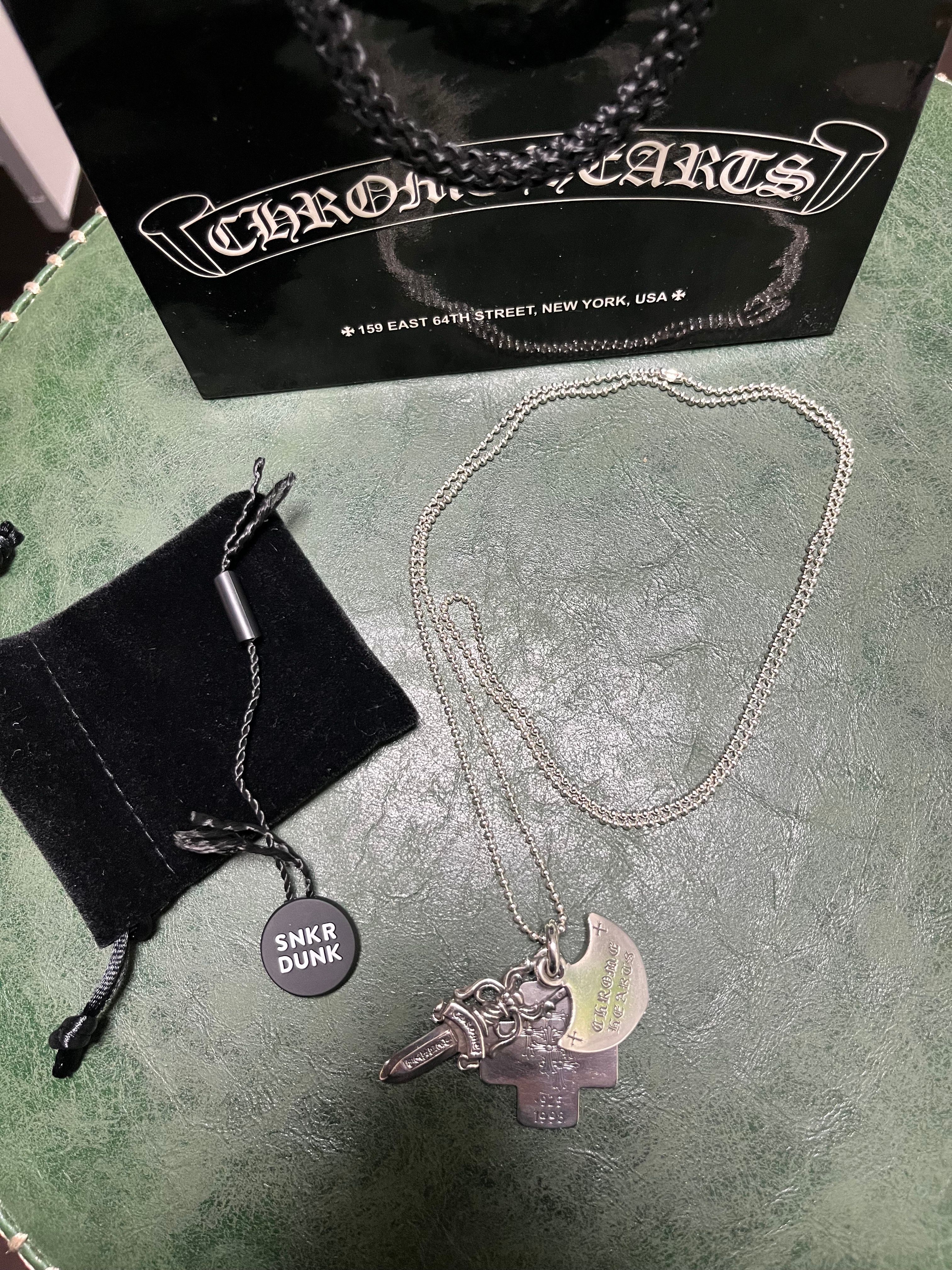 Chrome Hearts 3 Trinket Pendant "Silver"