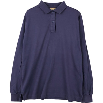 古着 ~90年代 エルエルビーン L.L.Bean 長袖 ポロシャツ USA製 レディースL相当 ヴィンテージ/eaa667169