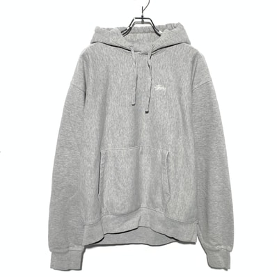 Stussy Stock Logo Hoodie "Grey"