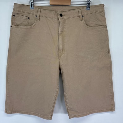 古着 リーバイス Levi's ショートパンツ 569 ハーフ 半ズボン 短パン 大きいサイズ ジーパン w40 ベージュ系 メンズ
