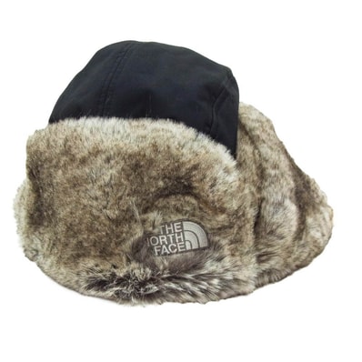 THE NORTH FACE ノースフェイス NN42536 インサレーションボンバーキャップ 中わた入り帽子 ブラック系 グレー系 L【新古品】【未使用】【中古】