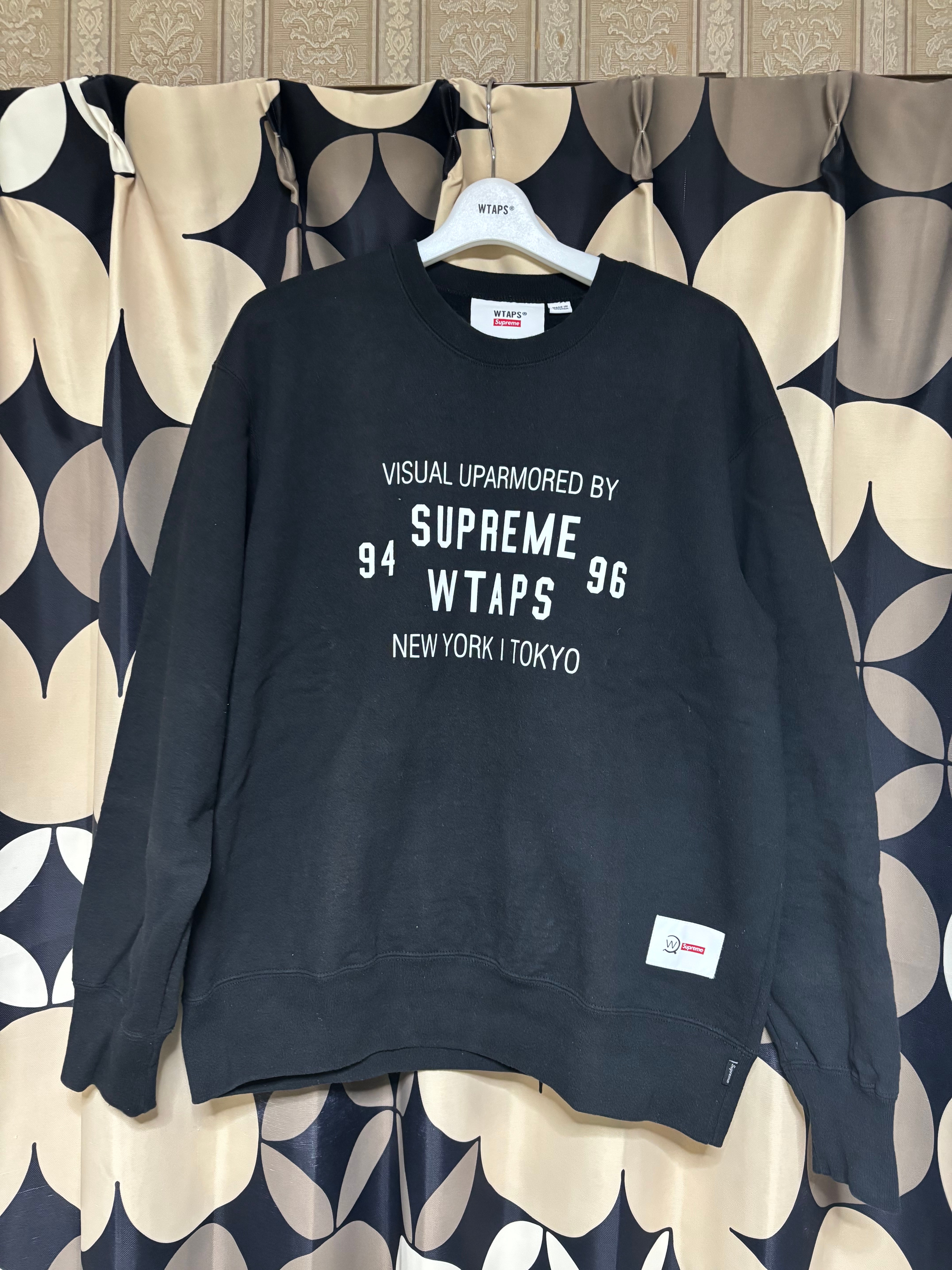 Supreme / WTAPS Crewneck "Black" 21274SPD-CSM03S