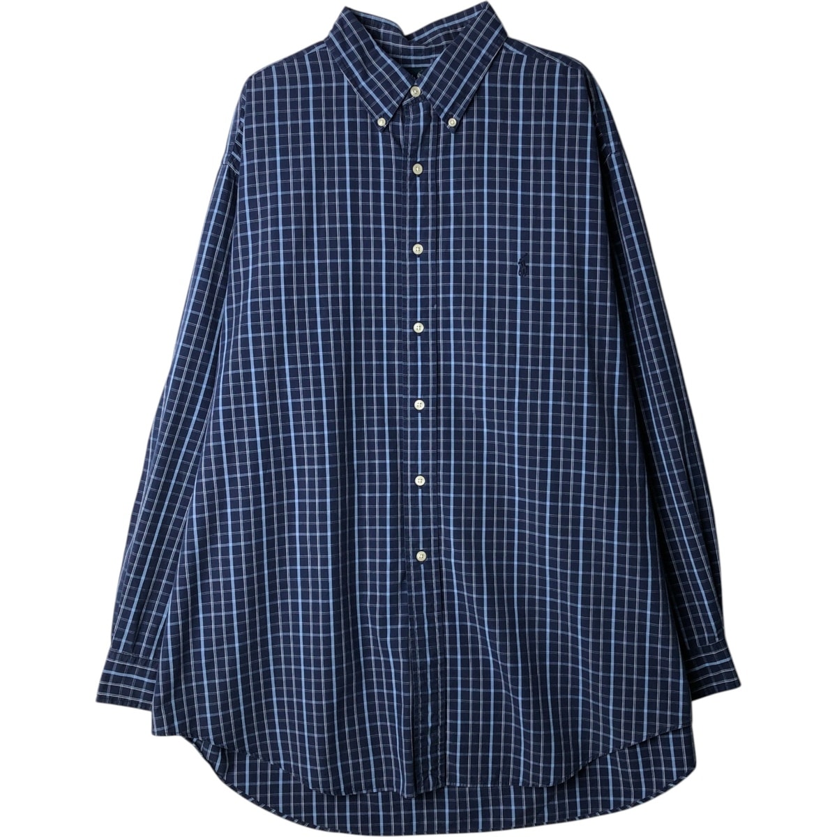 古着 ラルフローレン Ralph Lauren YARMOUTH 長袖 ボタンダウンチェックシャツ メンズXL相当/eaa628968