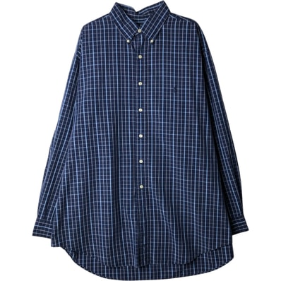 古着 ラルフローレン Ralph Lauren YARMOUTH 長袖 ボタンダウンチェックシャツ メンズXL相当/eaa628968