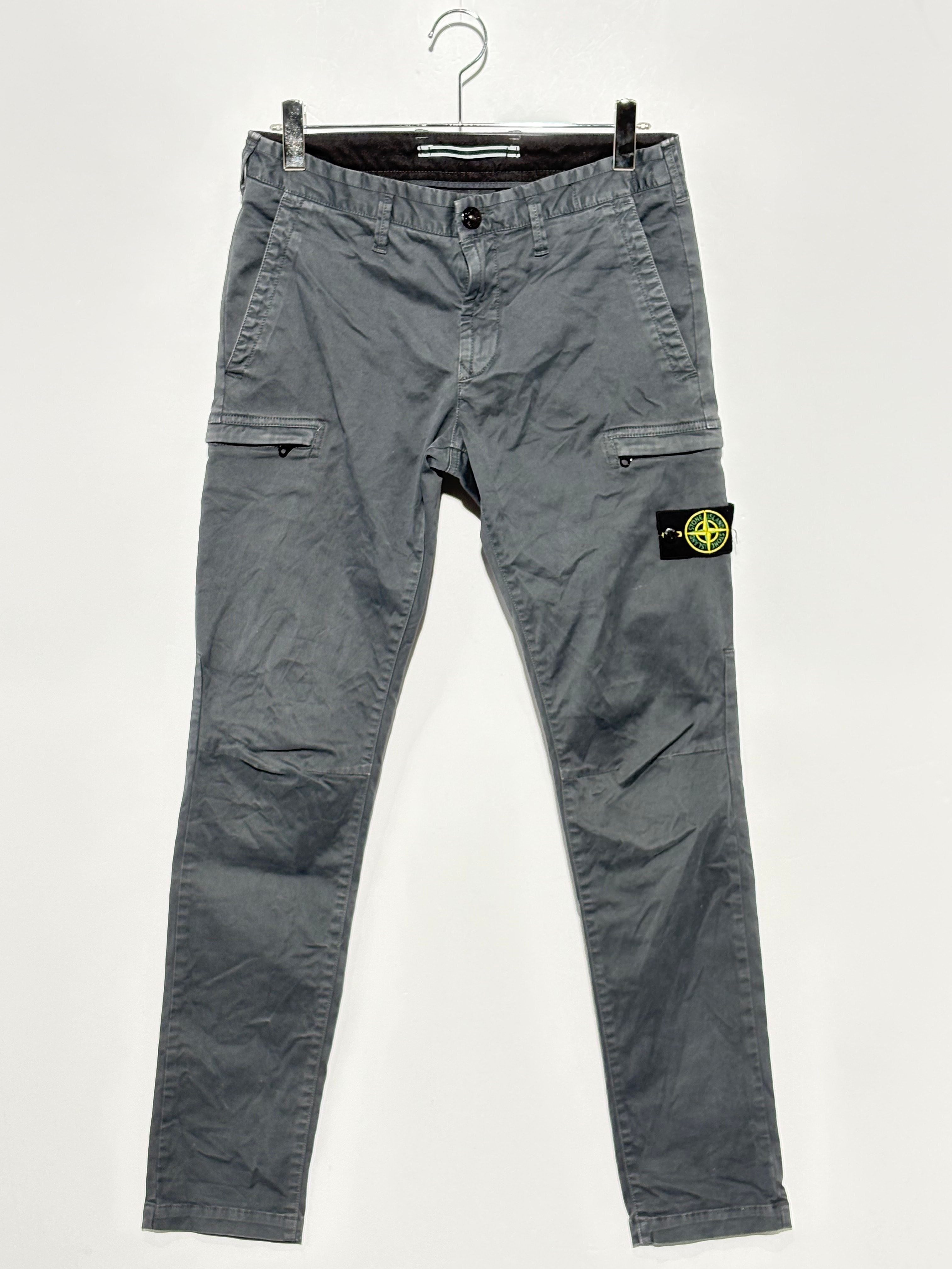 STONE ISLAND trousers cargo pants Gray
