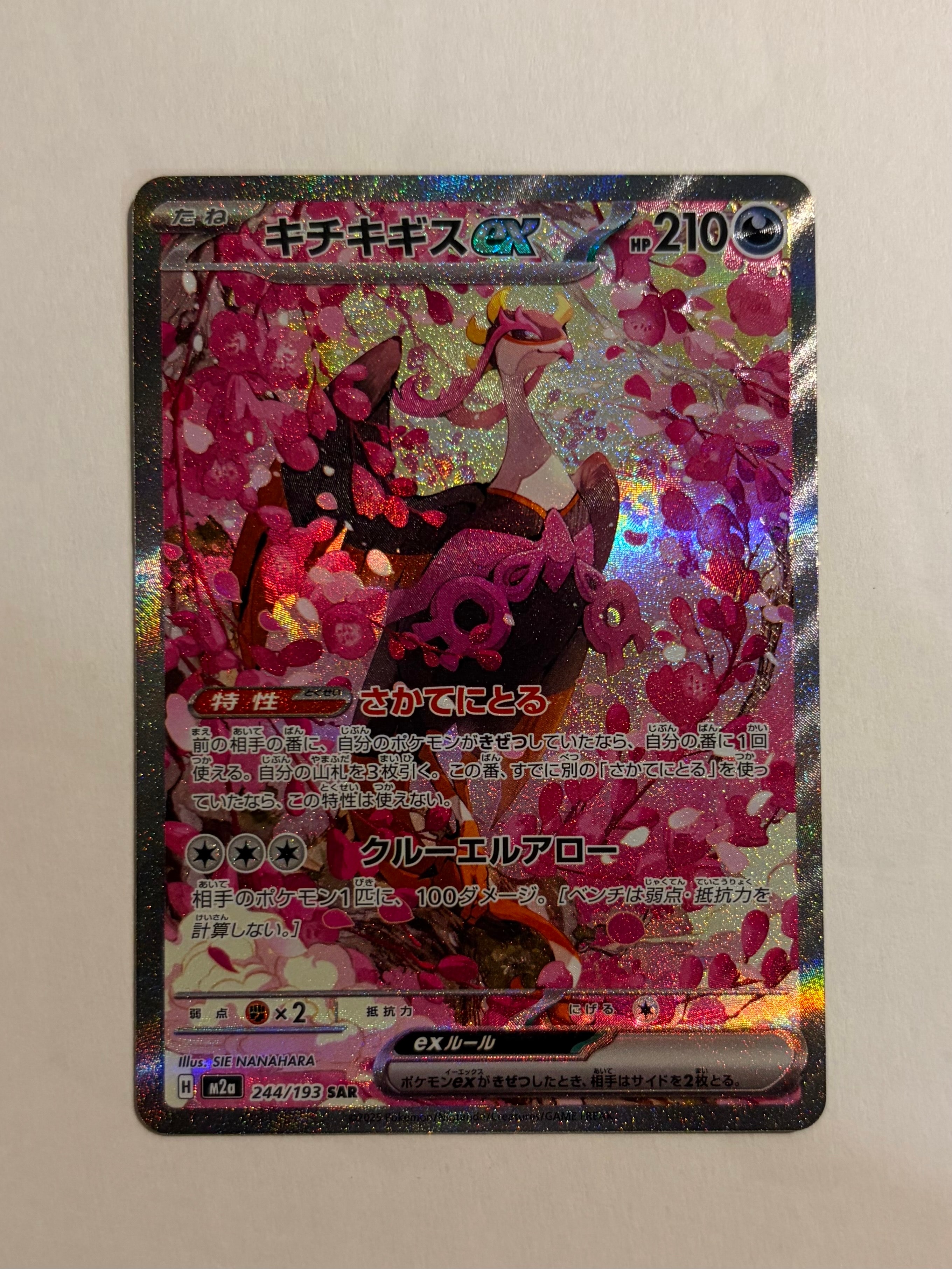 PSA10】キチキギスex SAR [M2a 244/193](ハイクラスパック「MEGA