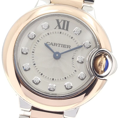 ☆良品 カルティエ バロンブルーSM W3BB0005 レディース 【中古】