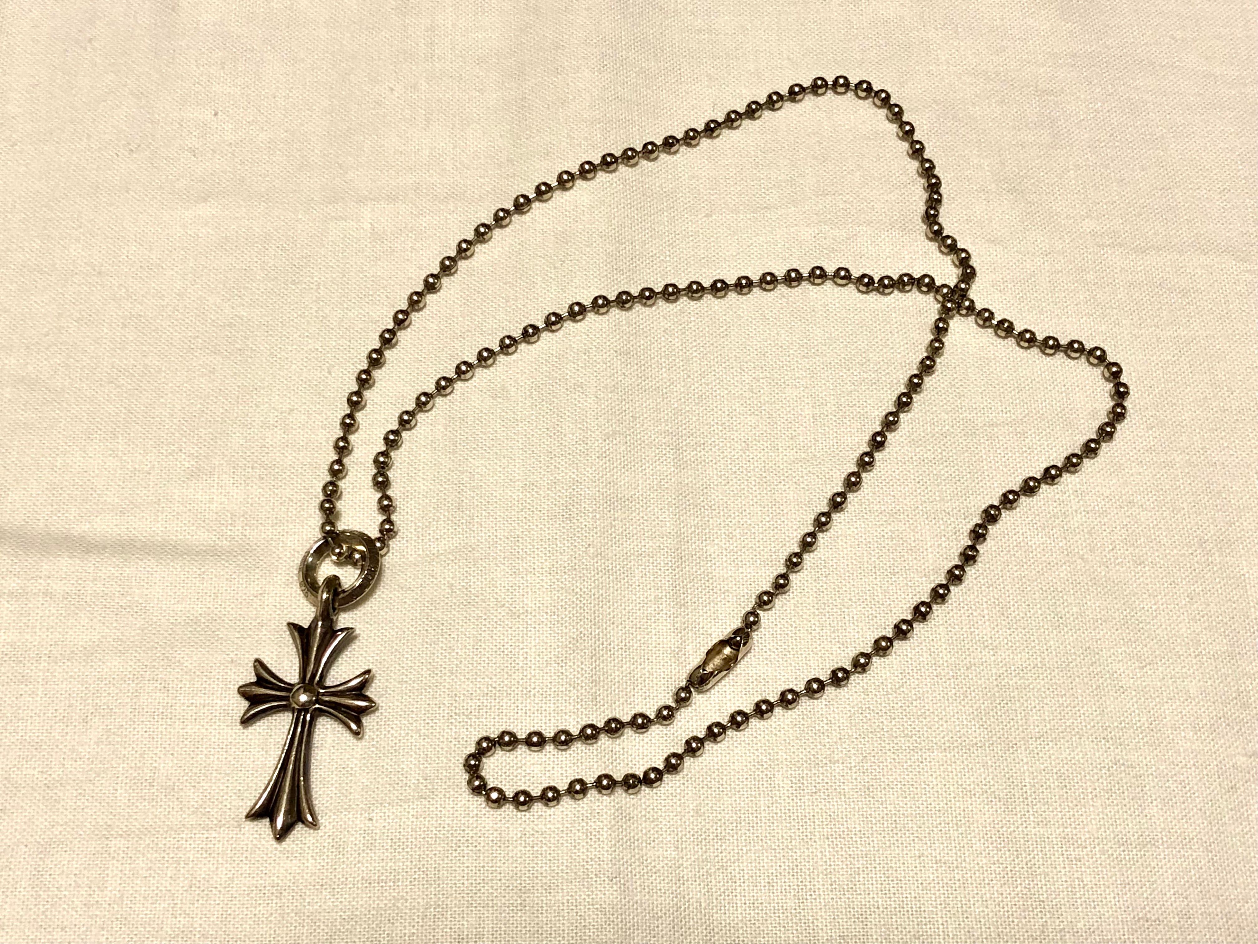 Chrome Hearts Tiny CH Cross Charm "Silver"