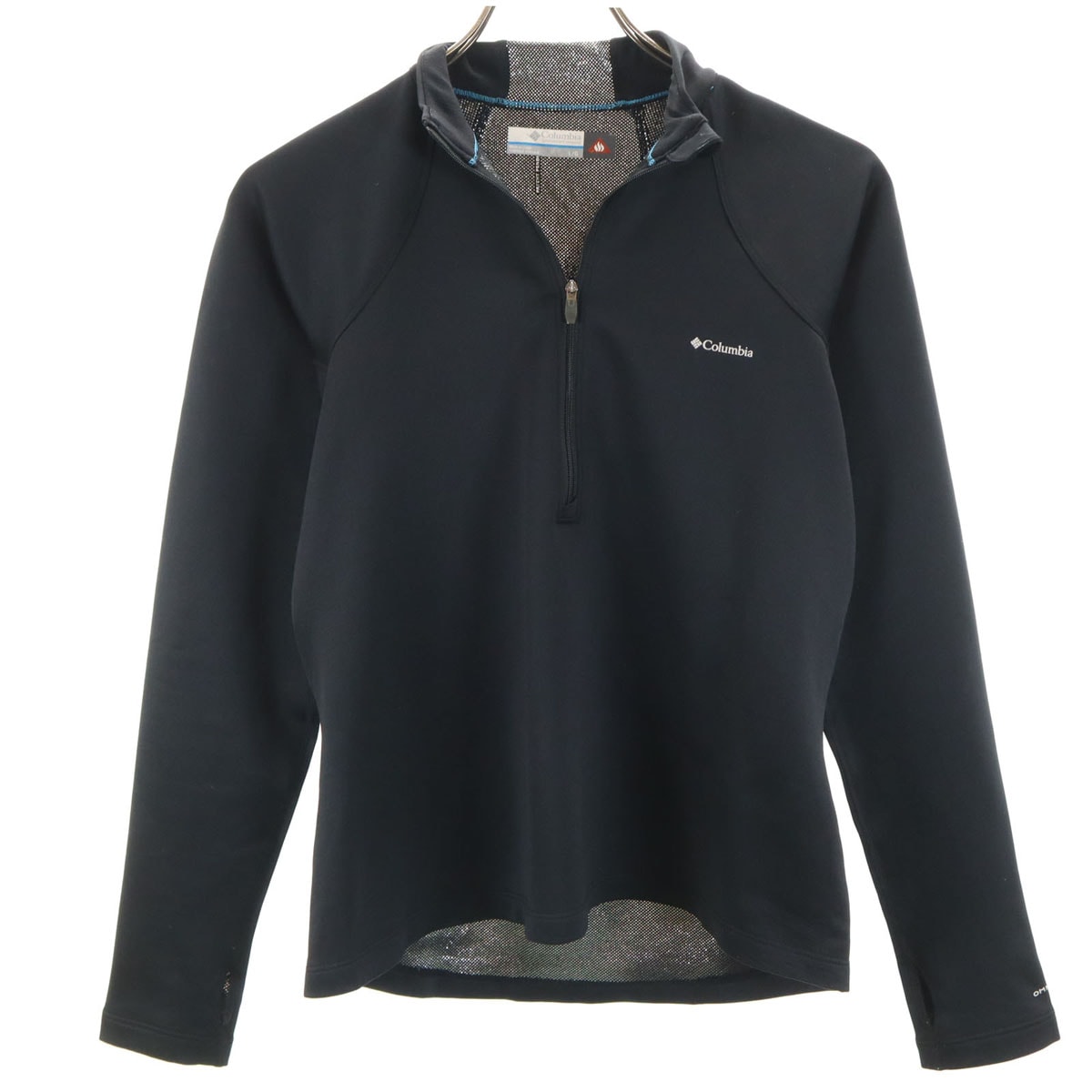 Columbia コロンビア 長袖 ハーフジップ ウェア L ブラック アウトドア