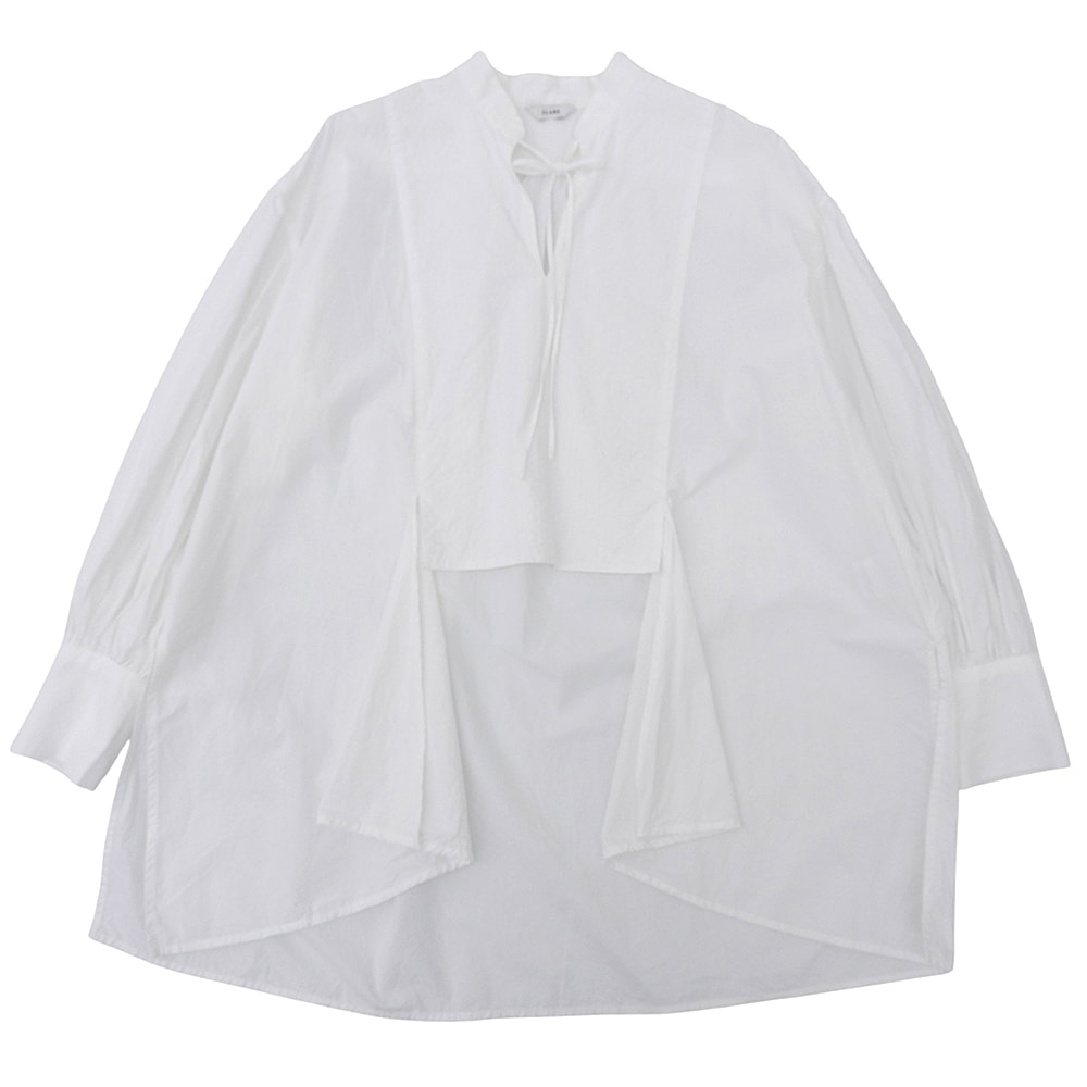 クラネ FLARE HEM DRESS SHIRTS トップス レディース ホワイト 1 13122ー4042 22AW 1
