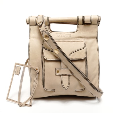 ロエベ LOEWE 2way トート スエード ショルダーバッグ【中古】