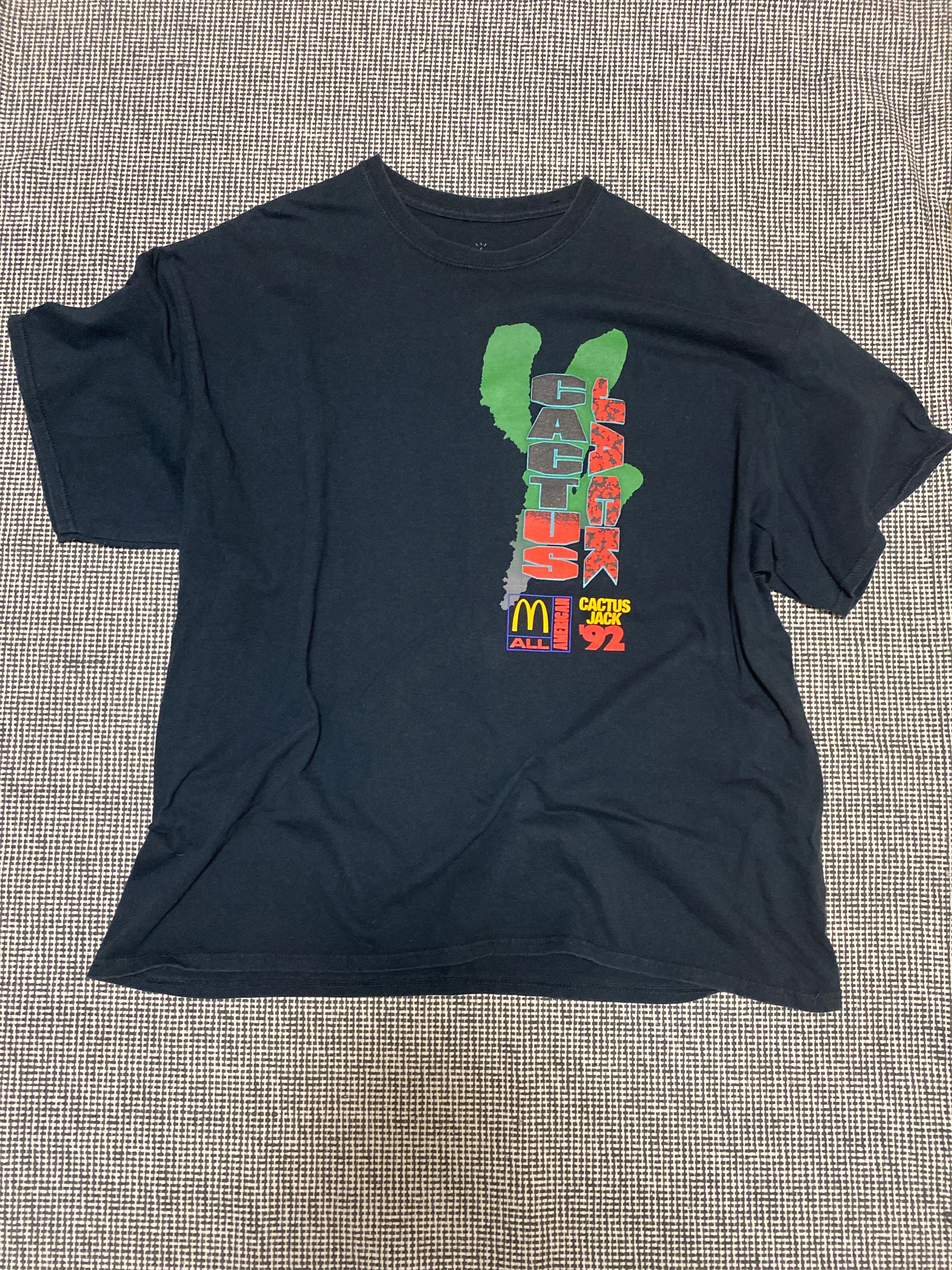 Travis Scott Cactus Jack x McDonald's All American '92 II T-Shirt "Black"