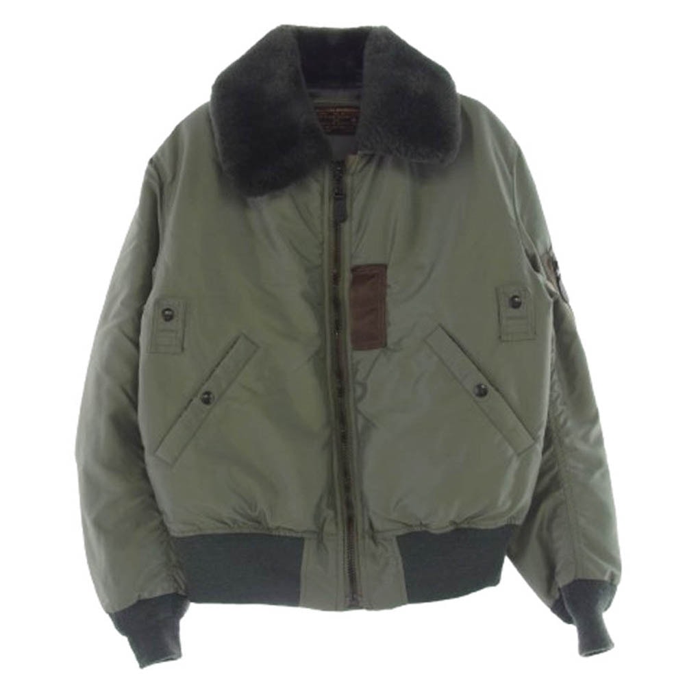 The REAL McCOY'S ザリアルマッコイズ ジャケット MJ20107 TYPE B-15D REAL McCOY MFG. CO. フライトジャケット カーキ系 38【美品】【中古】