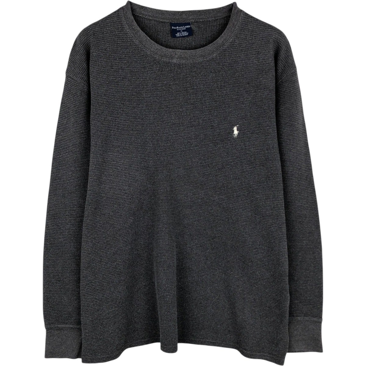 古着 ラルフローレン Ralph Lauren POLO RALPH LAUREN SLEEPWEAR サーマルロンT ワッフル メンズXL相当/eaa628410