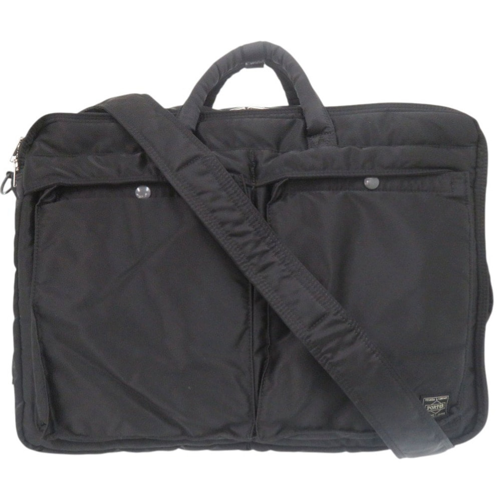 ポーター TANKER 3WAY ナイロン ブラック オレン