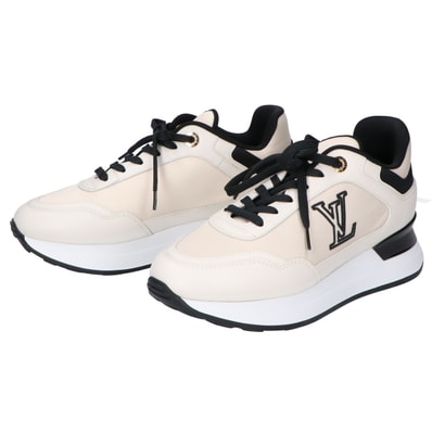 ルイヴィトン クリーム 1AIVC3 ネオランアウェイ スニーカー 36 1/2
