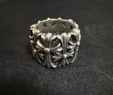 Chrome Hearts Cemetery Cross Ring "Silver"