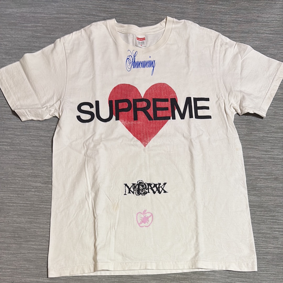 Supreme Announcing Tee "White"