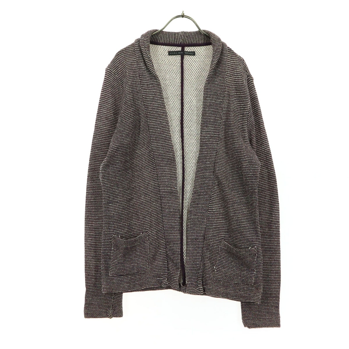 美品 ZARA MAN ザラマン 長袖 ジャケット 40 ワインレッド