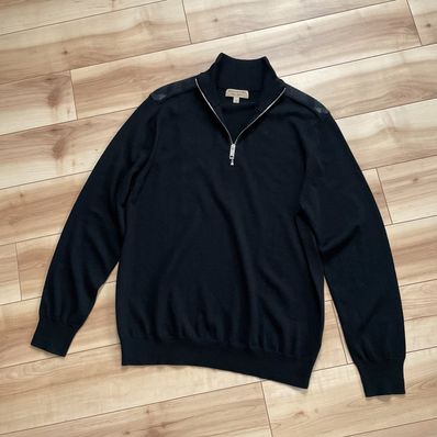 BURBERRY LONDON ENGLAND チェック柄切替 セーター