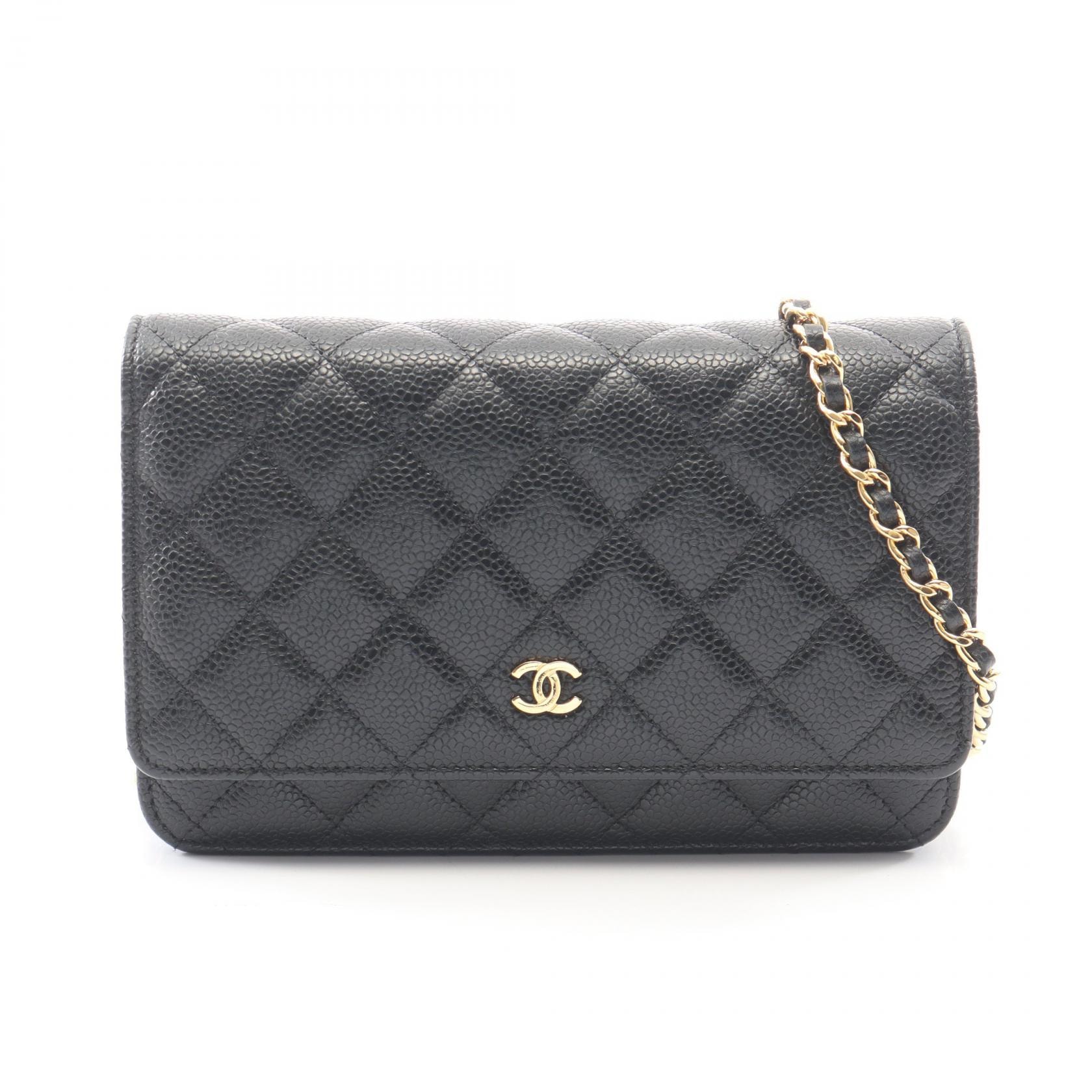 シャネル CHANEL マトラッセ ショルダーバッグ バッグ キャビアスキン(グレインドカーフ) レディース ブラック系 AP0250 【中古】