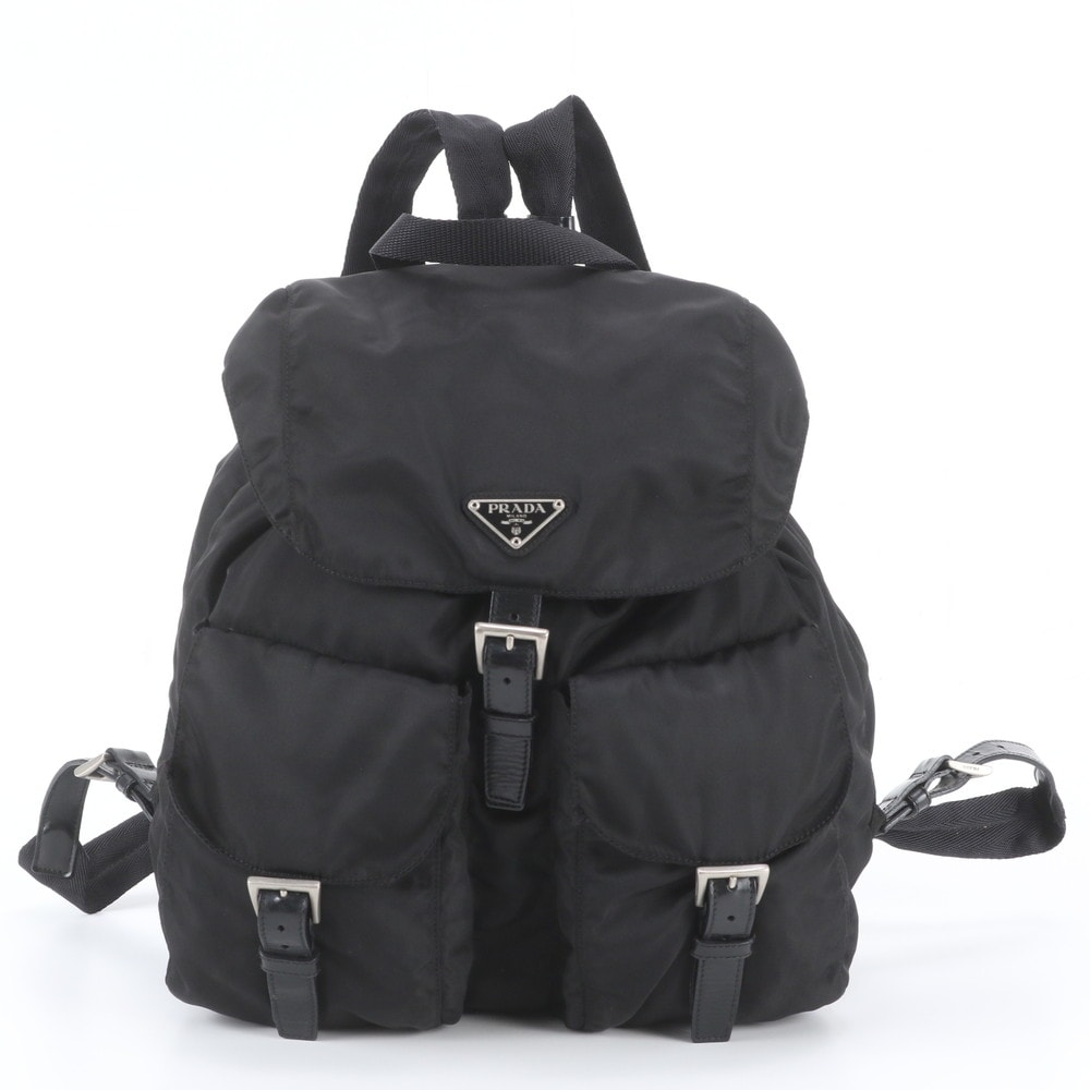 ■美品 プラダ テスート ナイロントライアングルロゴリュックサック