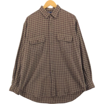 古着 ラルフローレン Ralph Lauren POLO by Ralph Lauren WHITFIELD 長袖 フランネルチェックシャツ メンズL相当/eaa548581