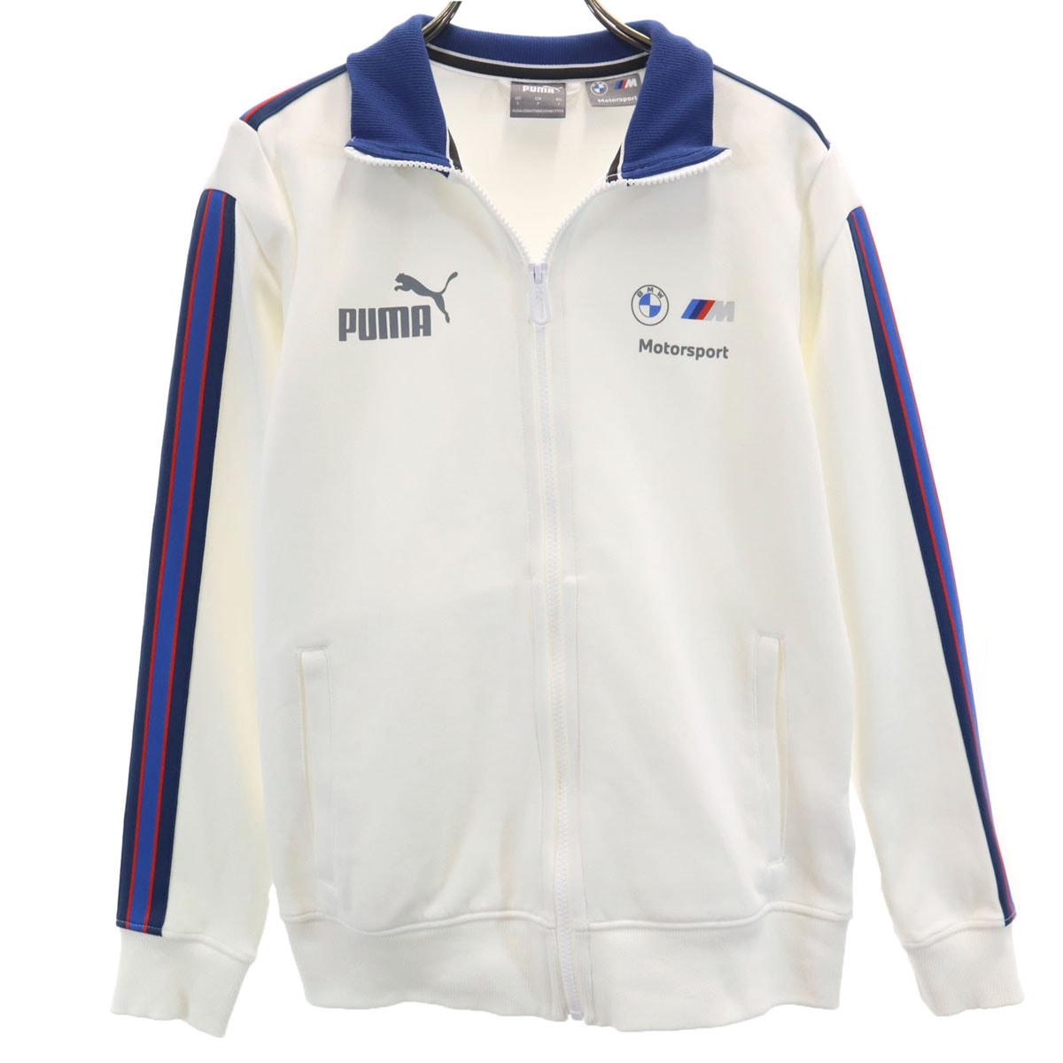 PUMA プーマ トラックジャケット S ホワイト BMW Motorsport ジャージ