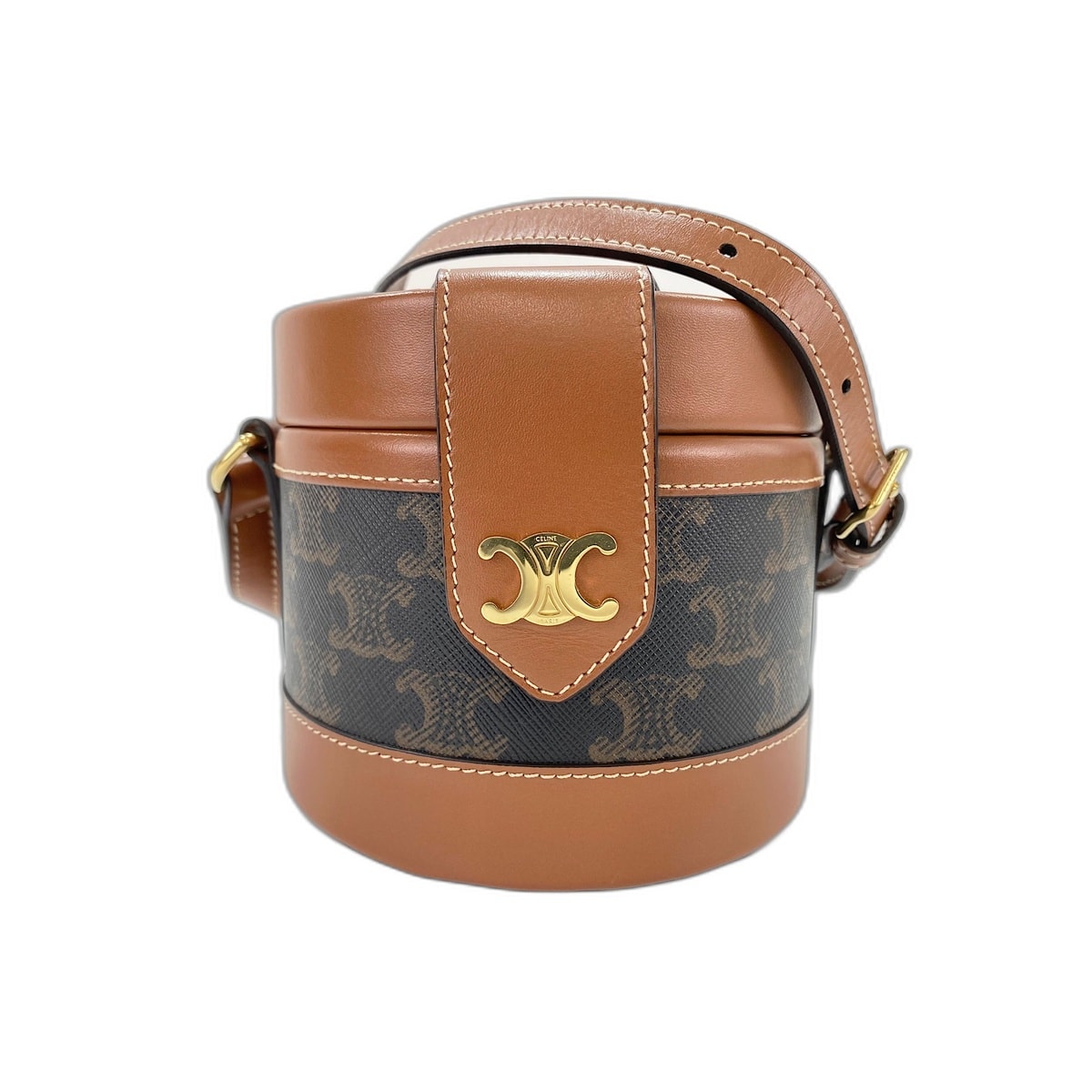 セリーヌ CELINE タンブール ショルダーバッグ【中古】