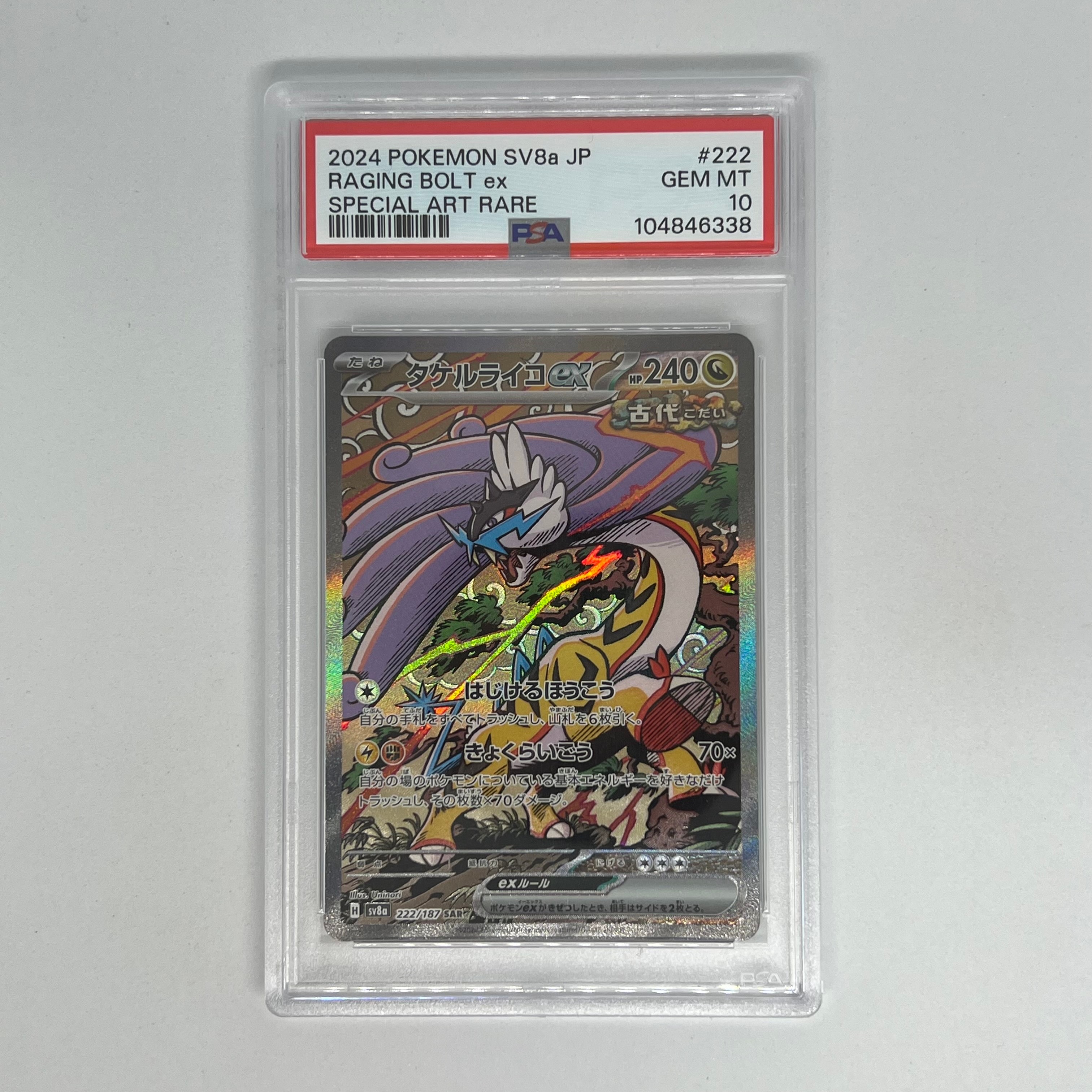 タケルライコex SAR [SV8a 222/187](ハイクラスパック「テラスタルフェスex」)