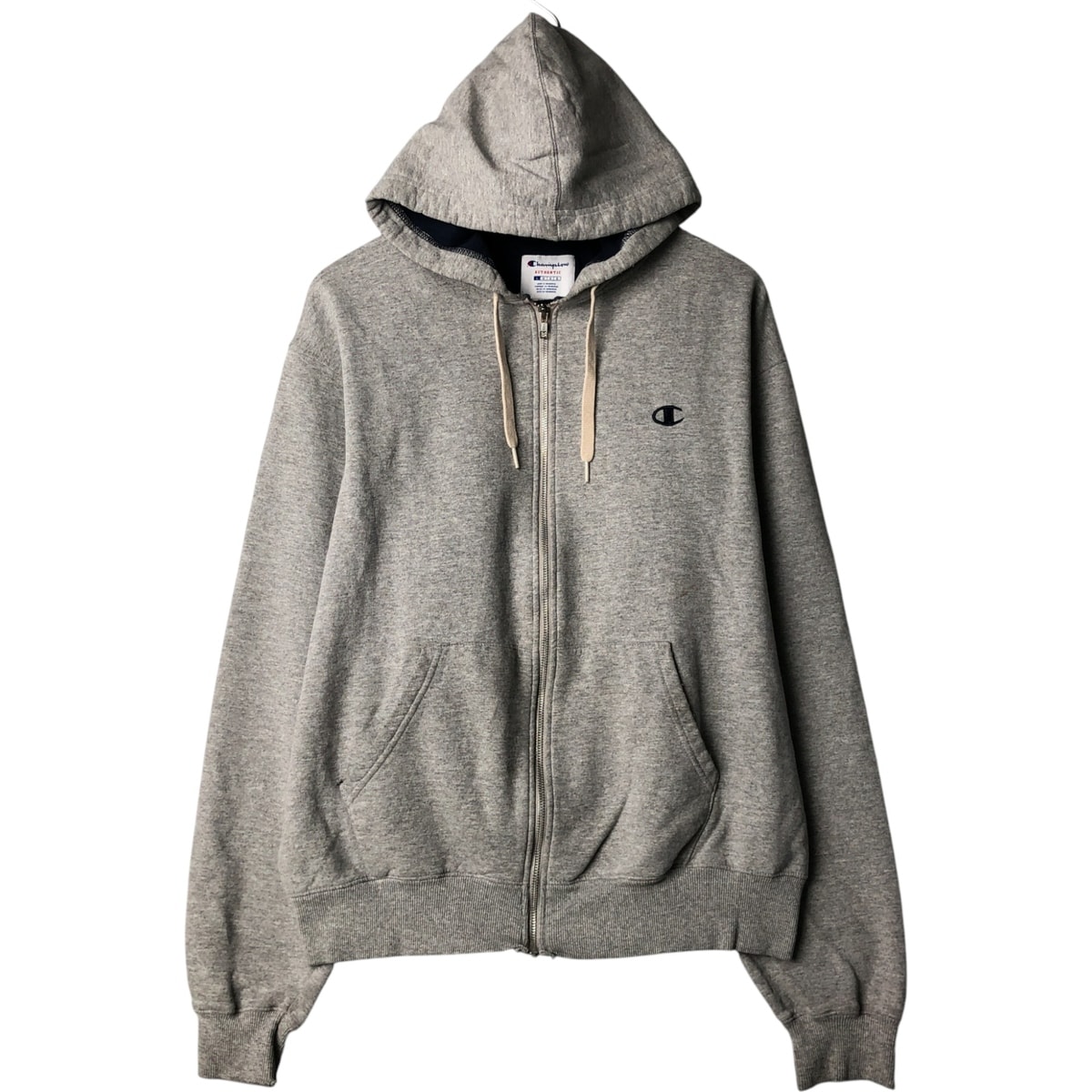 古着 チャンピオン Champion AUTHENTIC スウェットフルジップパーカー メンズL相当/eaa567895