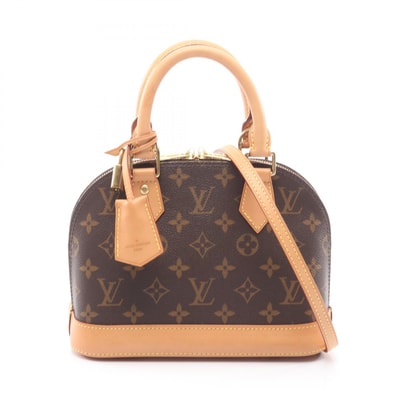ルイ・ヴィトン LOUIS VUITTON アルマBB 2WAY ハンドバッグ バッグ PVCコーティングキャンバス レザー モノグラム レディース ブラウン系 M53152 【中古】