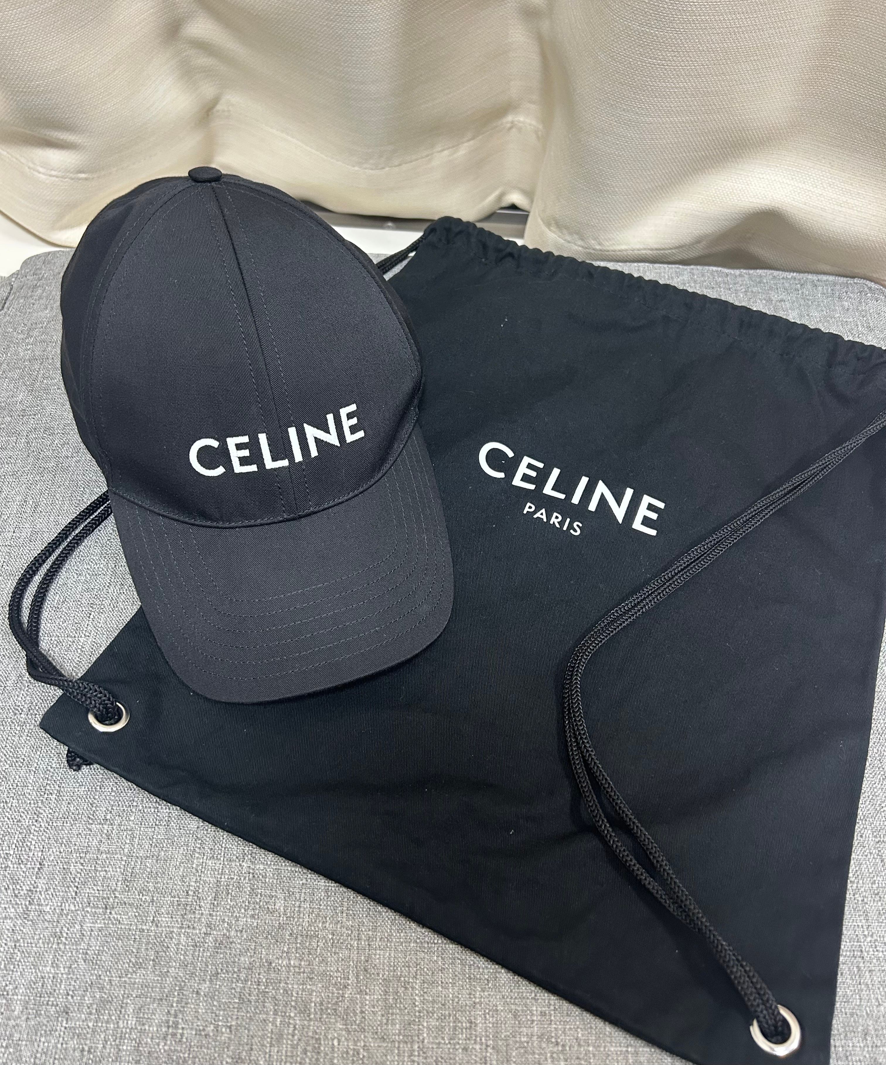 CELINE Logo Baseball Cap "Black"