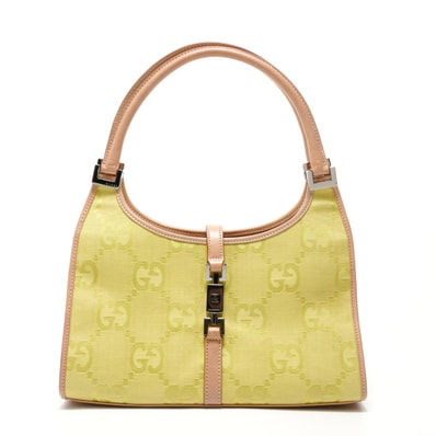 グッチ GUCCI ジャンボGGキャンバス ジャッキー ショルダーバッグ【中古】