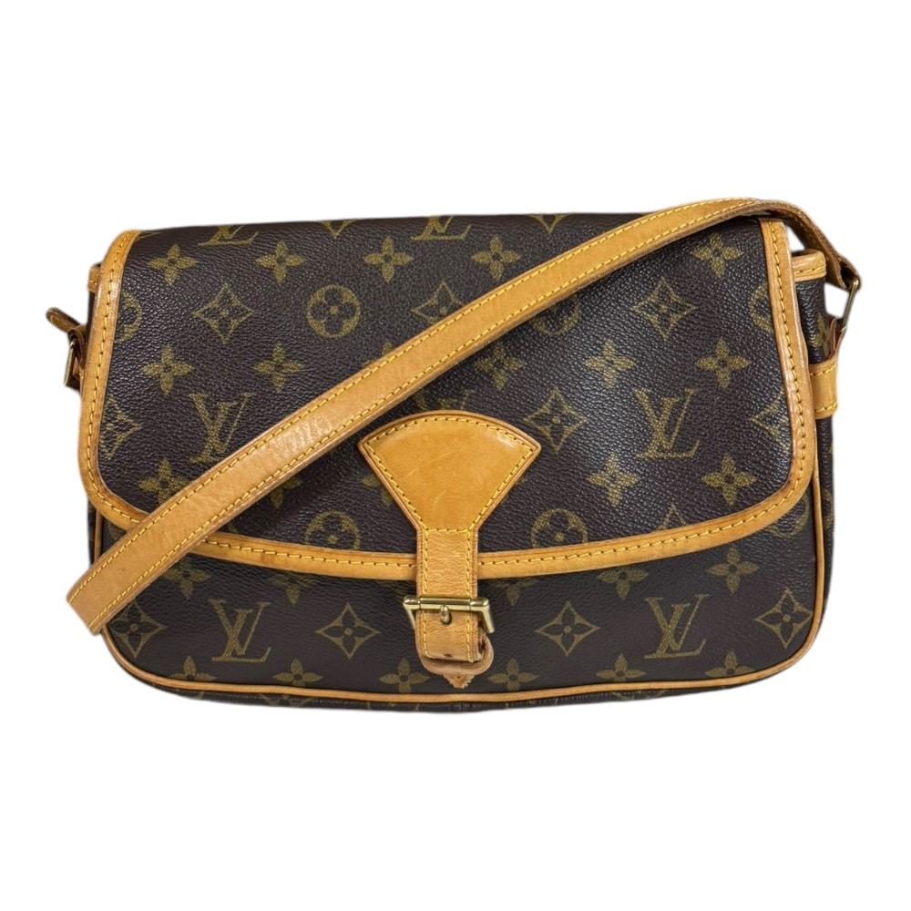 ルイヴィトン ソローニュ モノグラム ショルダーバッグ モノグラムキャンバス M42250 ブラウン レディース LOUIS VUITTON 中古
