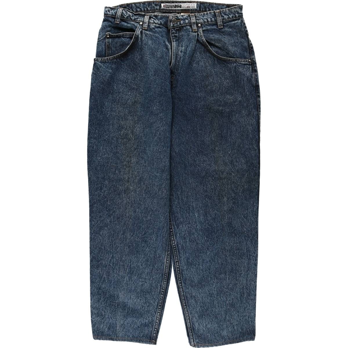 古着 リーバイス Levi's SILVER TAB シルバータブ ケミカルウォッシュ テーパードデニムパンツ メンズw35相当/eaa646404
