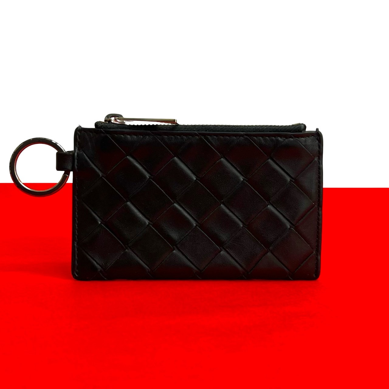 BOTTEGA VENETA ボッテガヴェネタ イントレチャート レザー コインケース ブラック
 15055