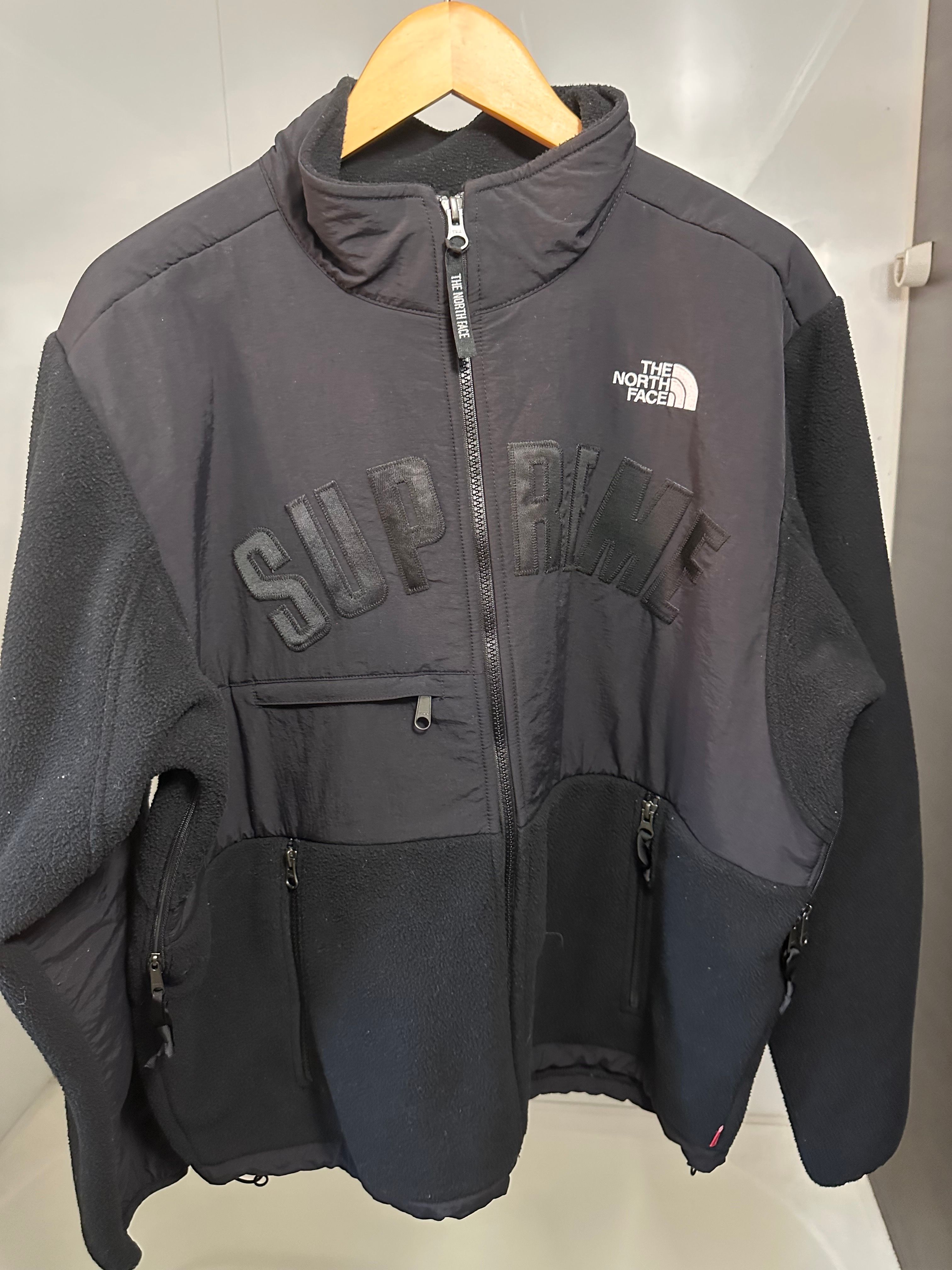 Supreme x The North Face Arc Logo Denali Fleece Jacket "Black"