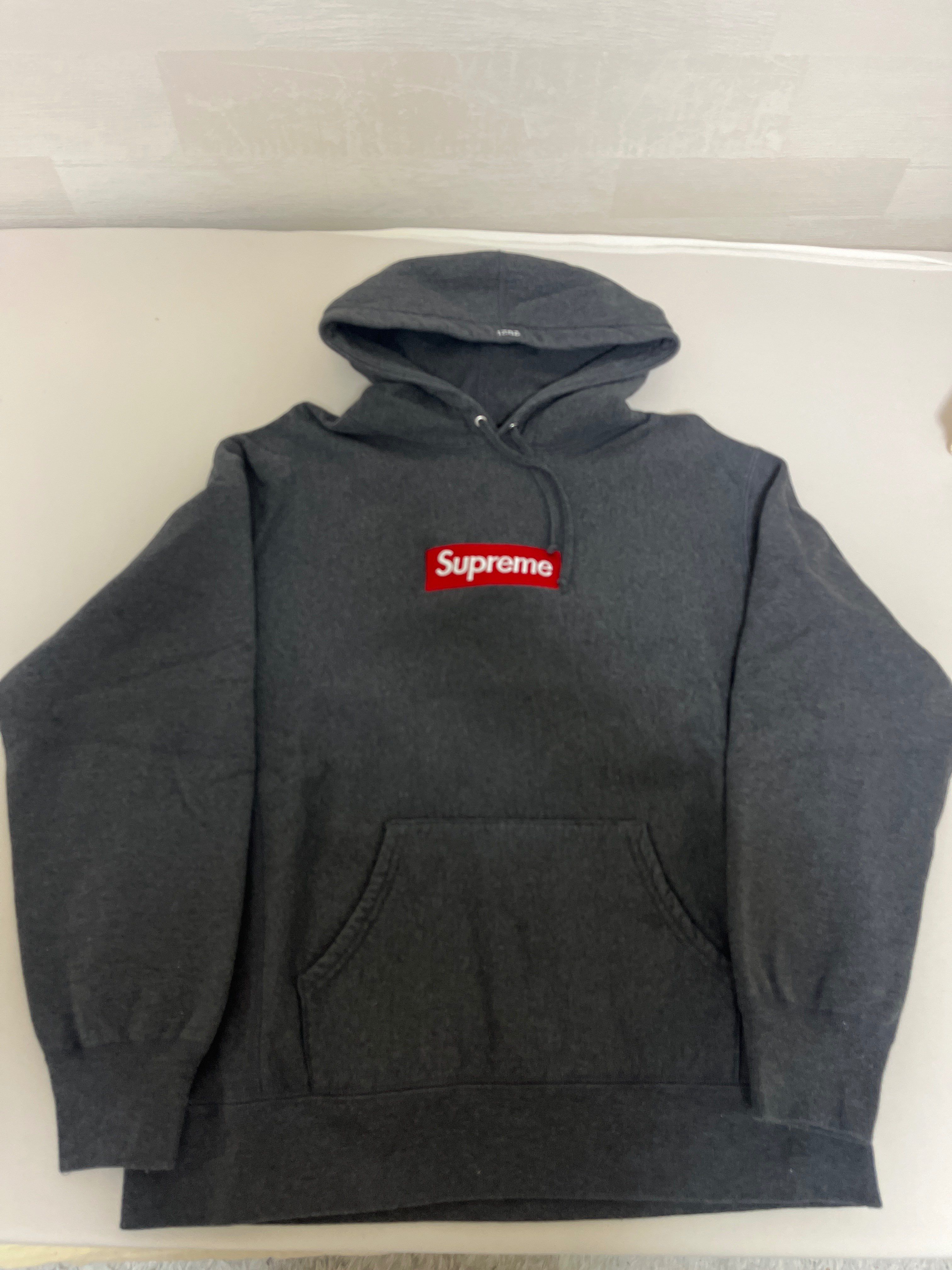 Supreme Box Logo Hooded Sweatshirt "Charcoal" (21FW)