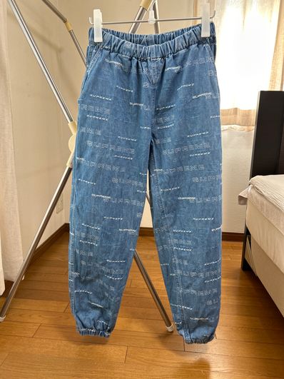 Supreme Dimensions Logo Denim Skate Pant "Blue"