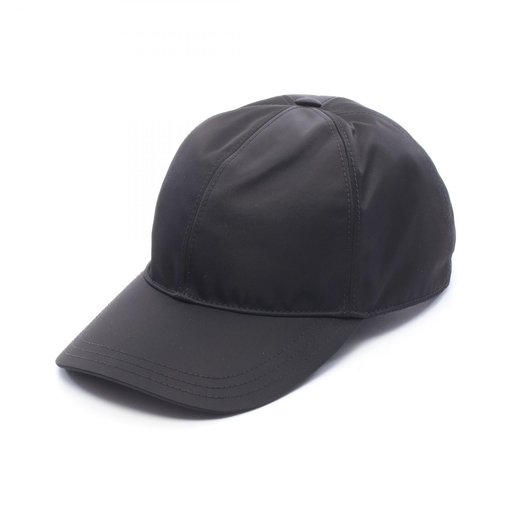 プラダ PRADA Re Nylon トライアングルロゴ キャップ 帽子 ナイロン メンズ ブラック系 2HC274F0002L 【新品】