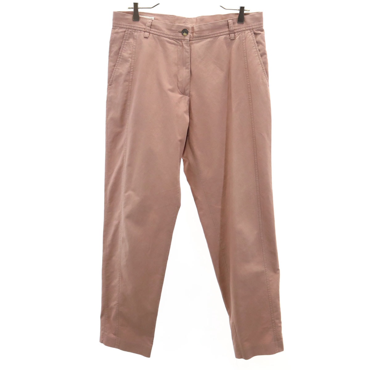 DRIES VAN NOTEN ドリスヴァンノッテン リネンブレンド テーパードパンツ 40 ダスティピンク