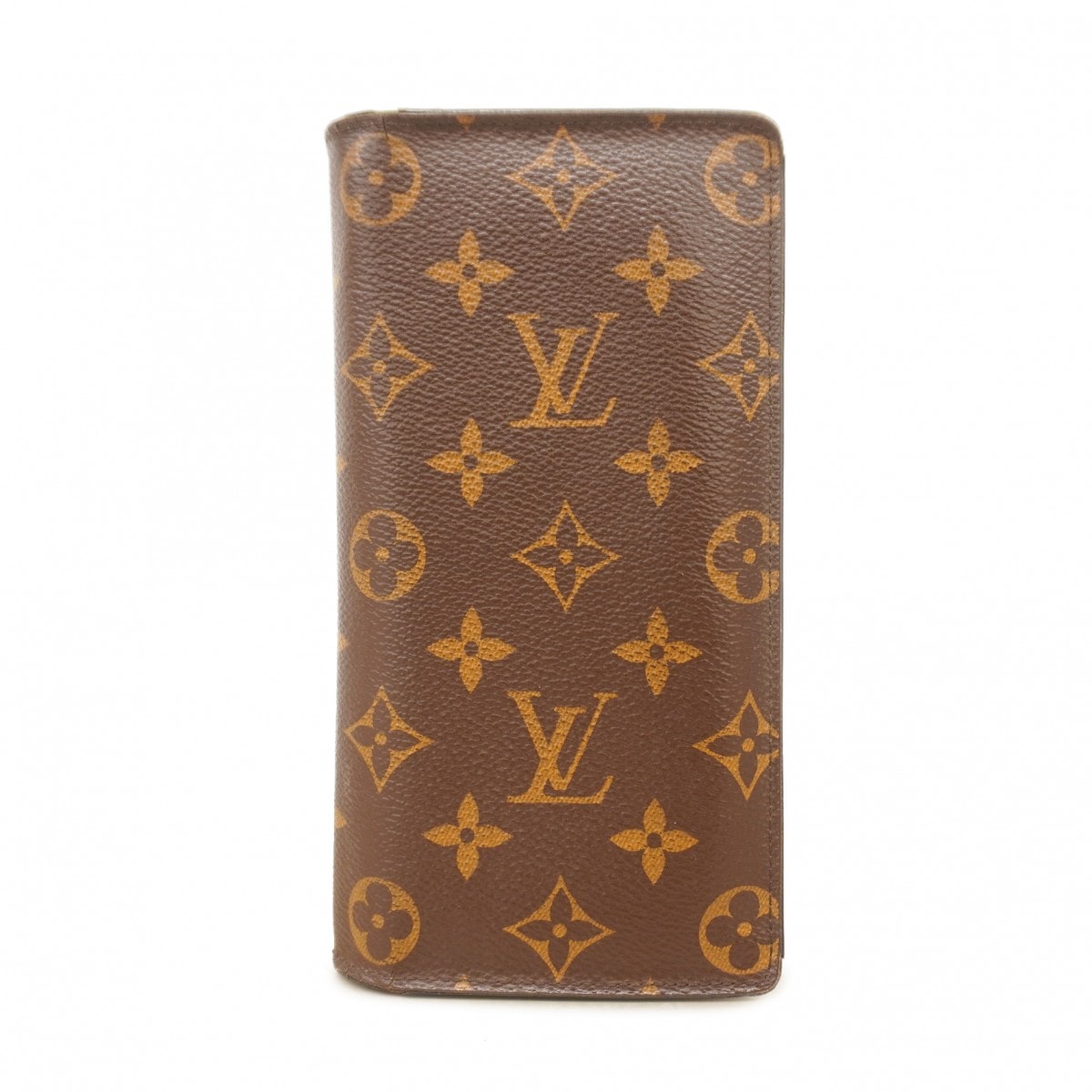 【6db1153】ルイヴィトン 長財布 モノグラム ポルトフォイユブラザ M66540 ブラウン【中古】メンズ
