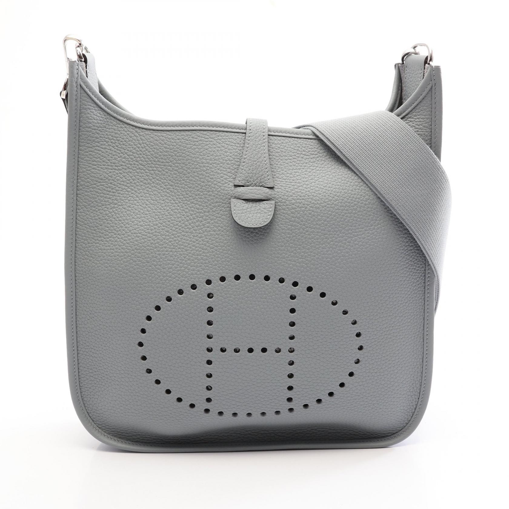 エルメス HERMES エヴリン 3 トロワ PM グリパンタン ショルダーバッグ バッグ トリヨンクレマンス トリヨンクレマンス K刻印(2025年製造) レディース グレー系 【中古】