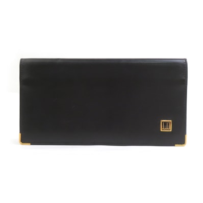 ダンヒル Dunhill 札入れ レザー ブラック メンズ【中古】 h31583a