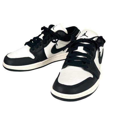 極美品 NIKE ナイキ AIR JORDAN1 LOW SE FB9893 101 スニーカー 合成繊維 ブラック メンズ 26.5 ローカット【古着】【中古】
