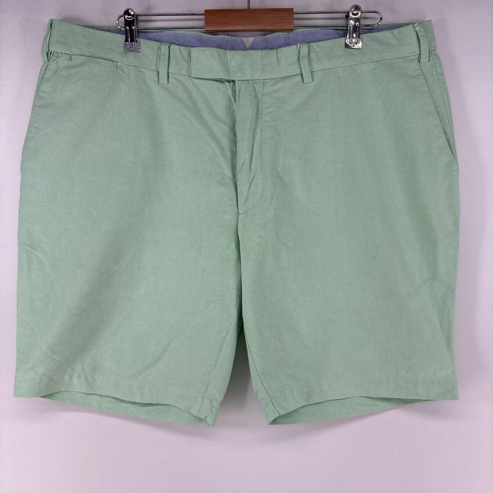 古着 ポロバイラルフローレン Polo by Ralph Lauren ショートパンツ チノパン ジップ ハーフパンツ 大きいサイズ w42  グリーン メンズ