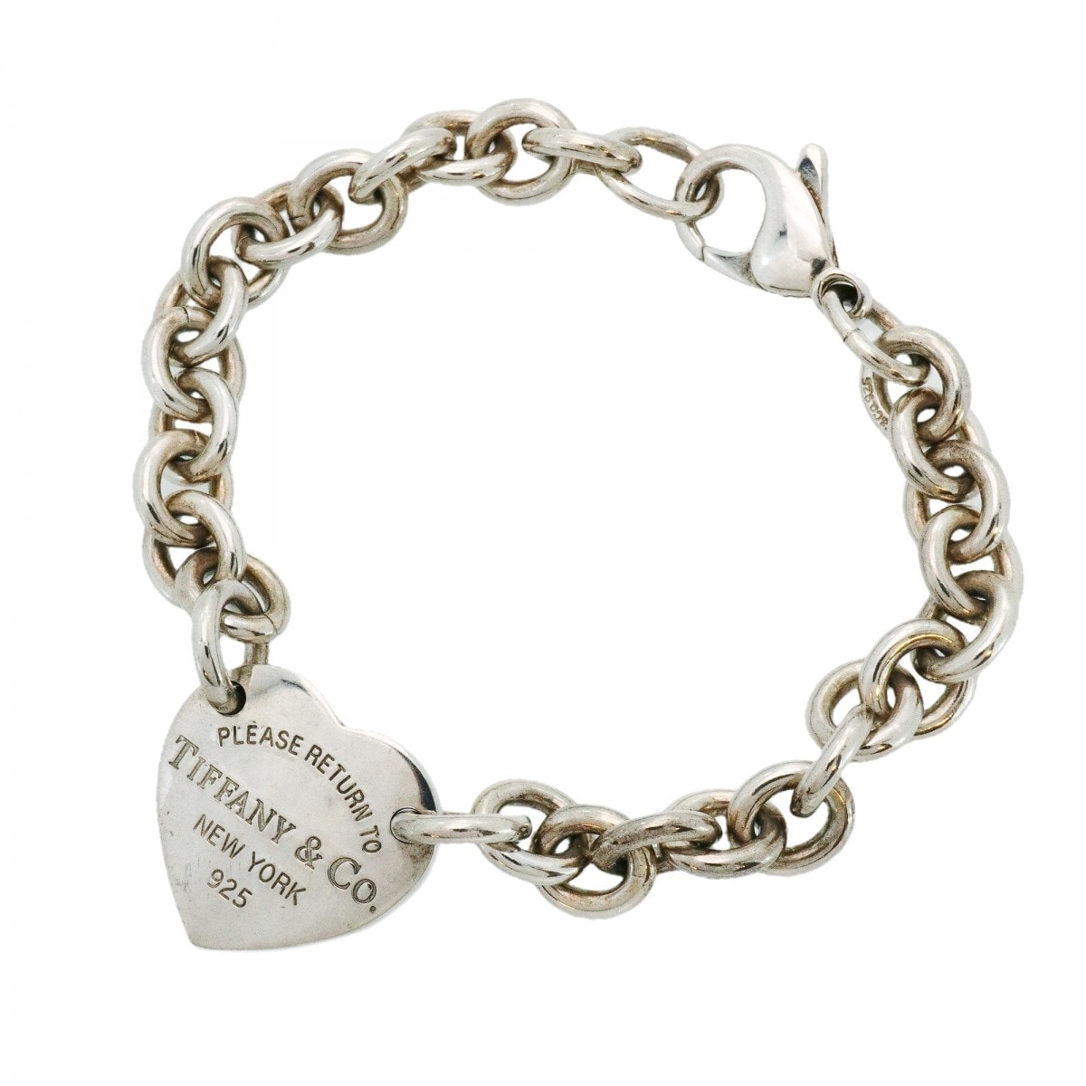 ★SALE【6jcb0585-k】ティファニー ブレスレット ハート シルバー925【中古】レディース