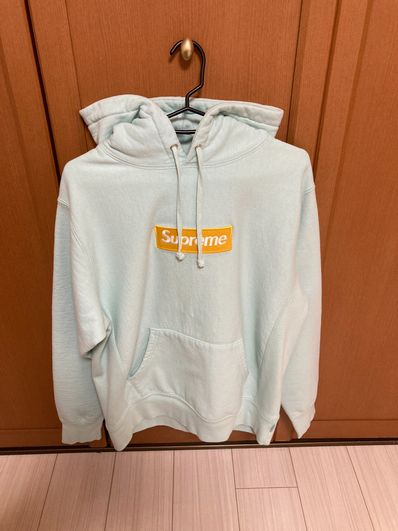 Supreme Box Logo Hooded Sweatshirt "Ice Blue"