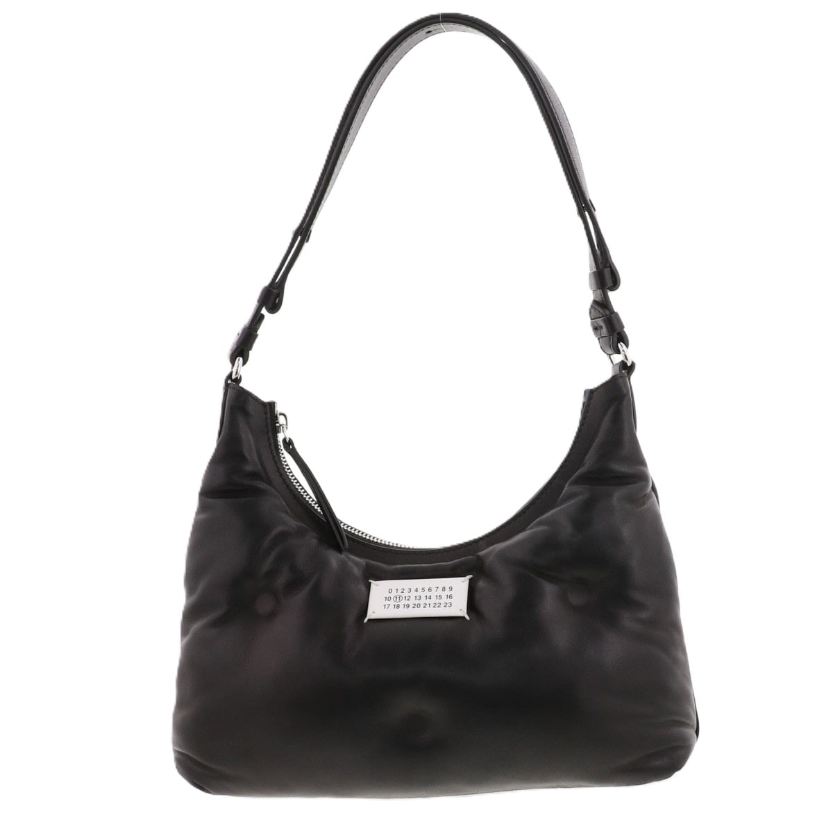 【値下げ】Maison Margiela メゾン マルジェラ GRAMSLAM HOBO SMALL ショルダーバッグ SB3WG0024 レザー ブラック  レディース【中古】